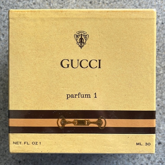 Vintage “GUCCI parfum 1” NET FL OZ 30 Made in Italy 1974